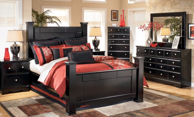 Red And Black Bedroom Furniture Eo Furniture in measurements 3001 X 2400