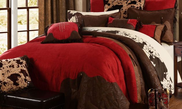 Red Rodeo Bed Set Queen In 2019 Home Decor Rustic Comforter pertaining to proportions 1200 X 1200