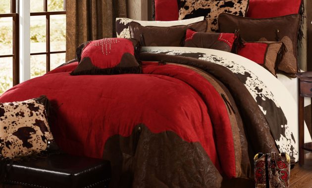 Red Rodeo Bed Set Queen in dimensions 1200 X 1200