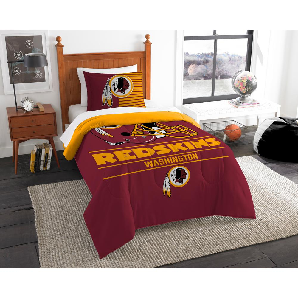 Redskins 3 Piece Draft Multi Twin Comforter Set throughout size 1000 X 1000