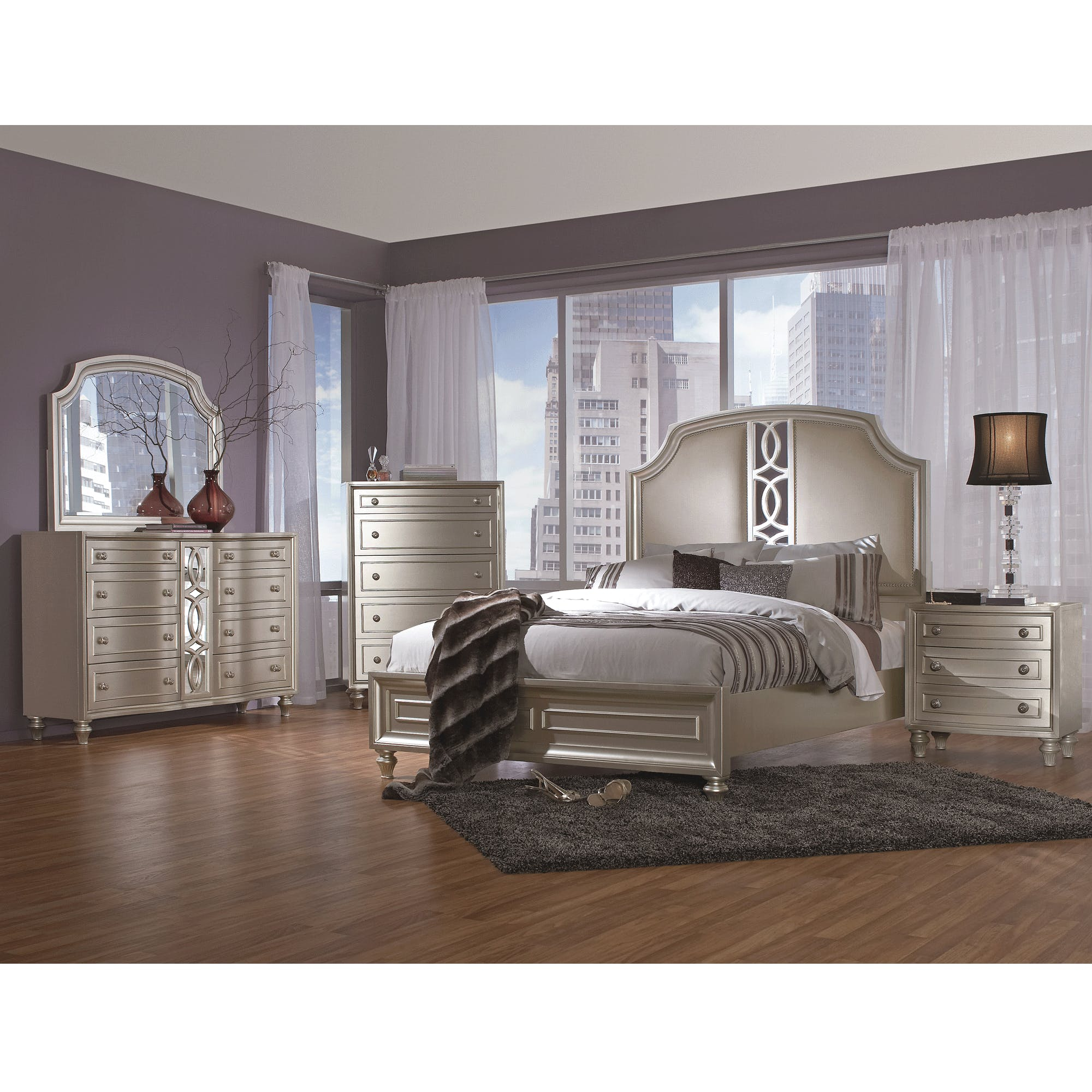 Regency Park Upholstered Bed Bernie Phyls Furniture Avalon throughout measurements 2000 X 2000
