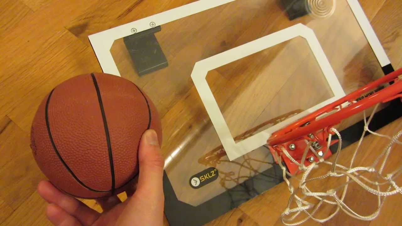 Review Of The Pro Mini Hoop Indoor Basketball Hoop Sklz regarding measurements 1280 X 720