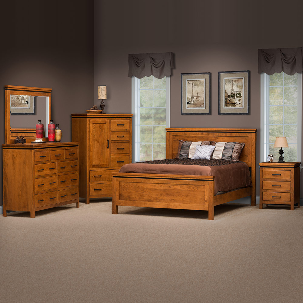 Richmond Amish Bedroom Furniture Set regarding proportions 1000 X 1000