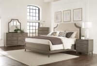 Riverside Furniture Vogue 4pc Panel Bedroom Set In Gray Wash for size 1600 X 1067