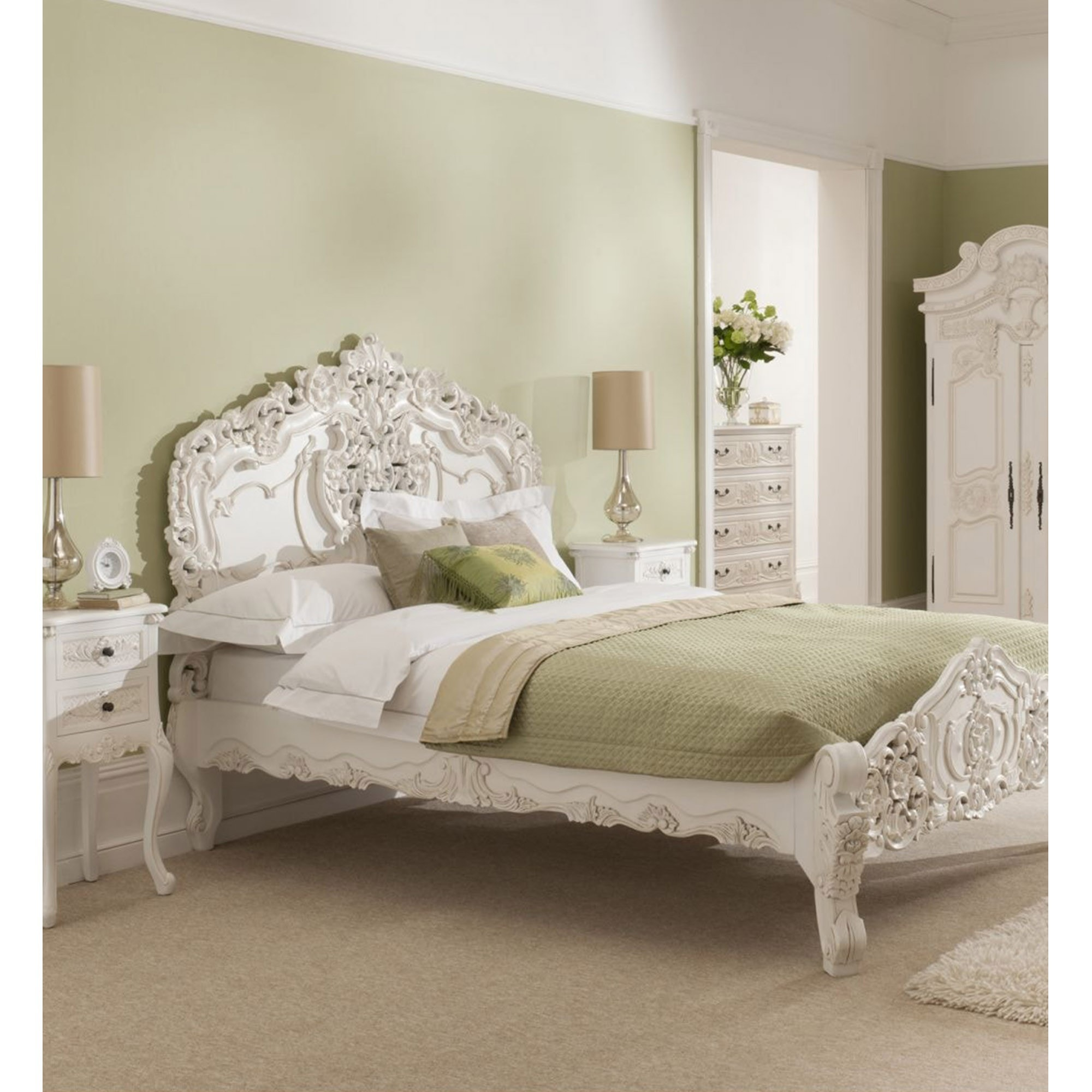 Rococo Bedroom Furniture Set with proportions 2000 X 2000
