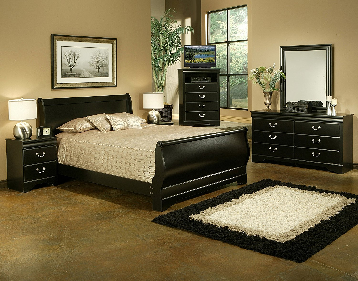 Roko Sandberg Furniture 325e Regency Sleigh Bedroom Set California King inside size 1500 X 1179