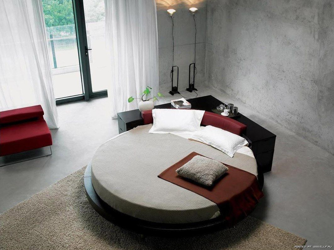 Round Bed Dream House Circle Bed Modern Bedroom Furniture in dimensions 1062 X 796