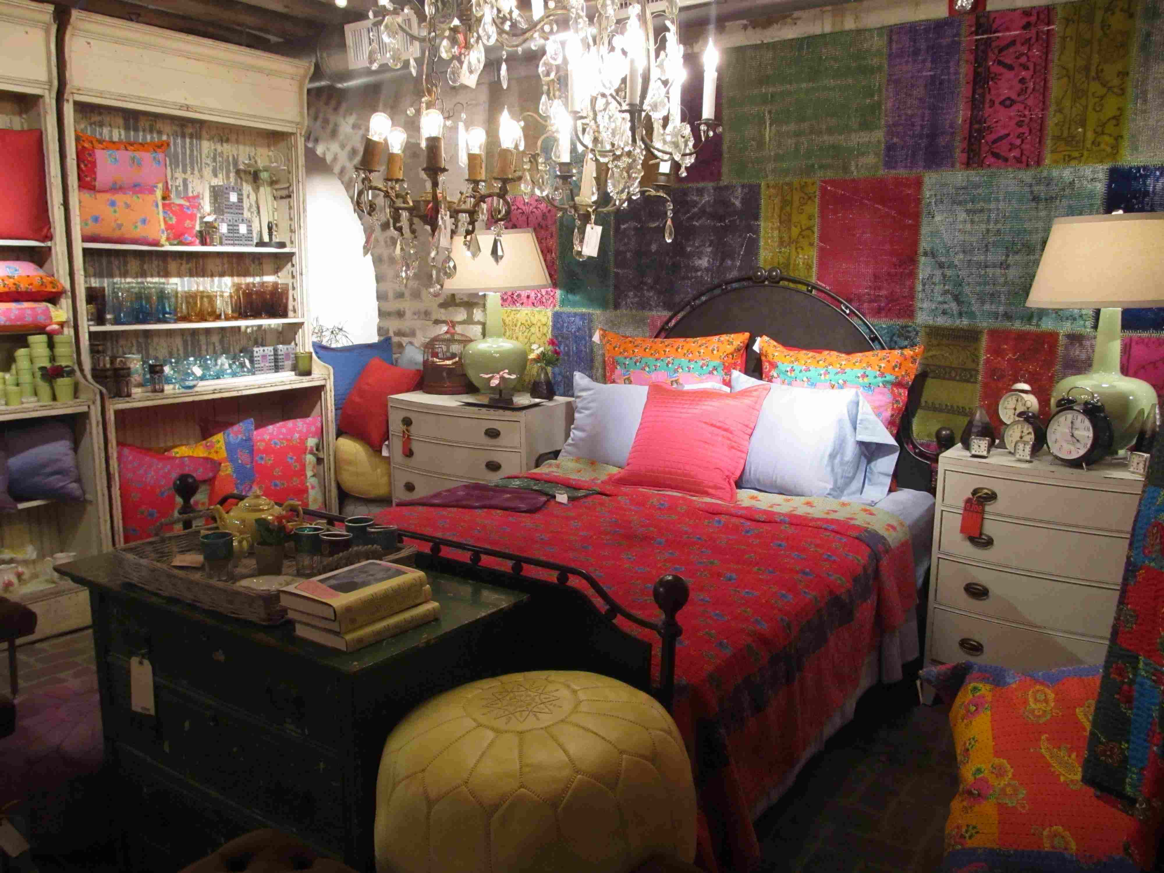 Rustic Bohemian Bedroom Ideas Funky And Colorful Design Gypsy Hippie pertaining to proportions 4000 X 3000