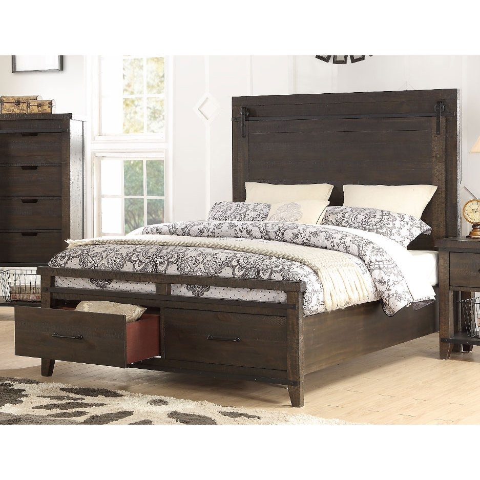 Rustic Contemporary Brown Queen Storage Bed Montana Rc Willey in size 937 X 937