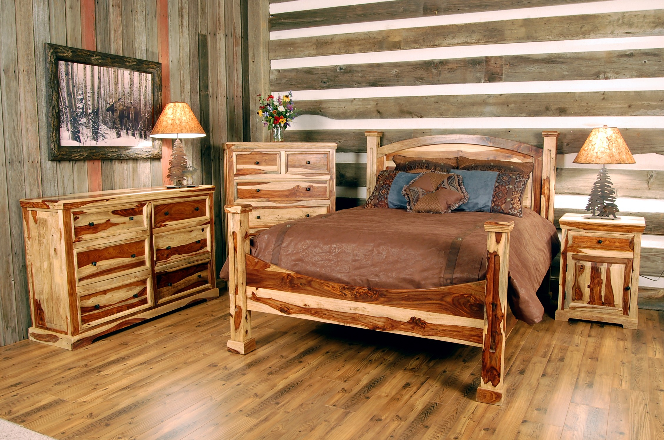 Rustic Wood Bedroom Furniture Sets Eo Furniture for size 2256 X 1496