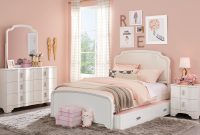 Rylee White 5 Pc Full Upholstered Bedroom Teen Bedroom Sets Colors inside size 3621 X 2531