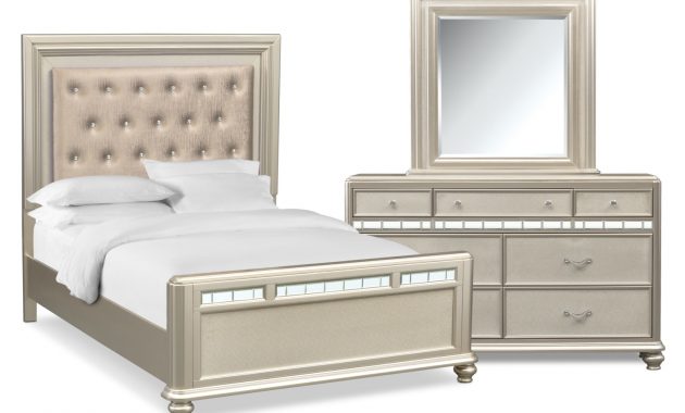 Sabrina Bedroom Set With Dresser And Mirror Free Queen Bed regarding measurements 1500 X 1012