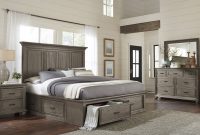 Samuel Lawrence Chatham Park 4pc Storage Bedroom Set In Warm Grey in size 1279 X 750