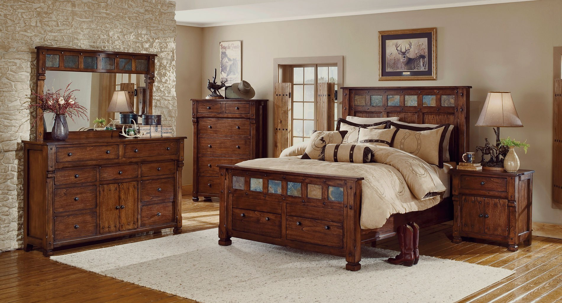Santa Fe Storage Bedroom Set Sunny Designs Furniturepick throughout sizing 1900 X 1024
