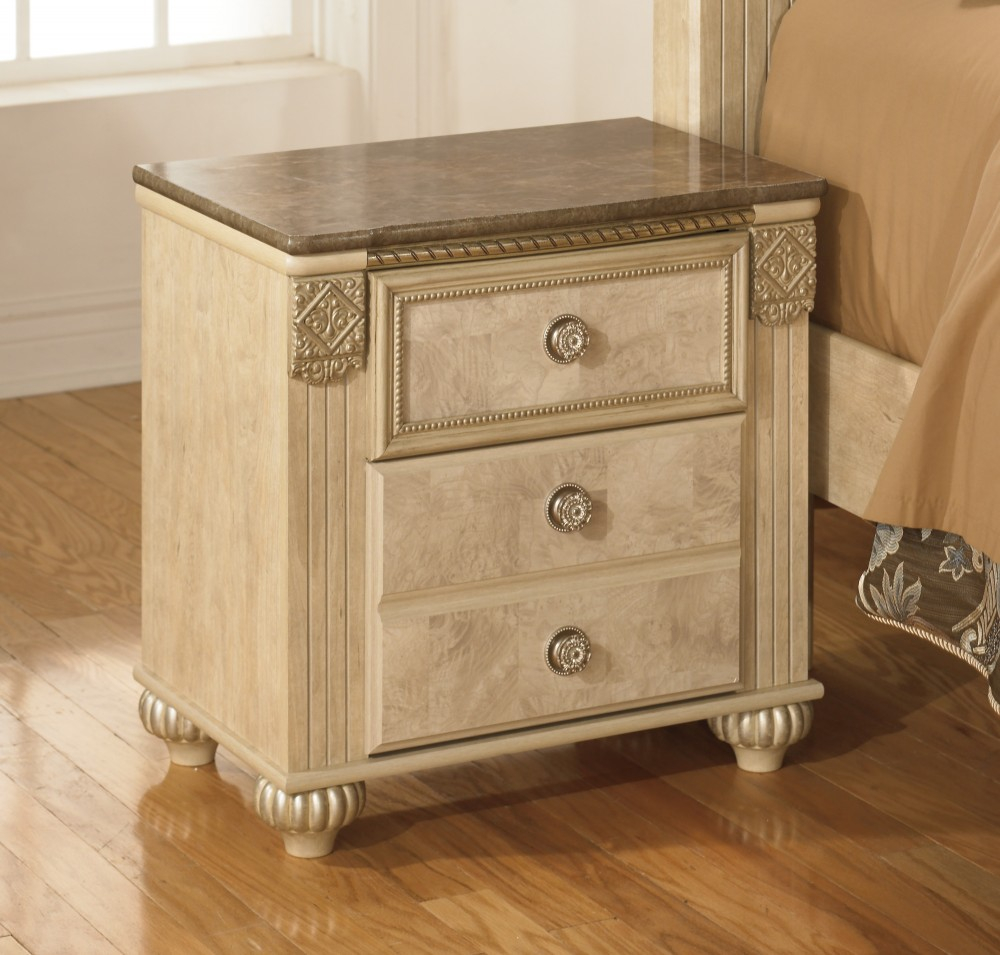 Saveaha Two Drawer Night Stand with proportions 1000 X 955