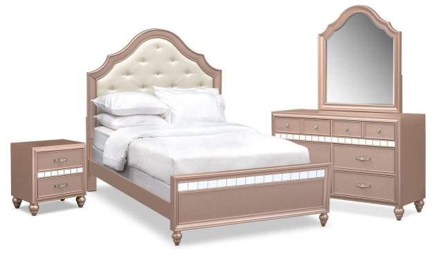 Serena Youth 6 Piece Bedroom Set With Nightstand Dresser And Mirror with proportions 1500 X 921