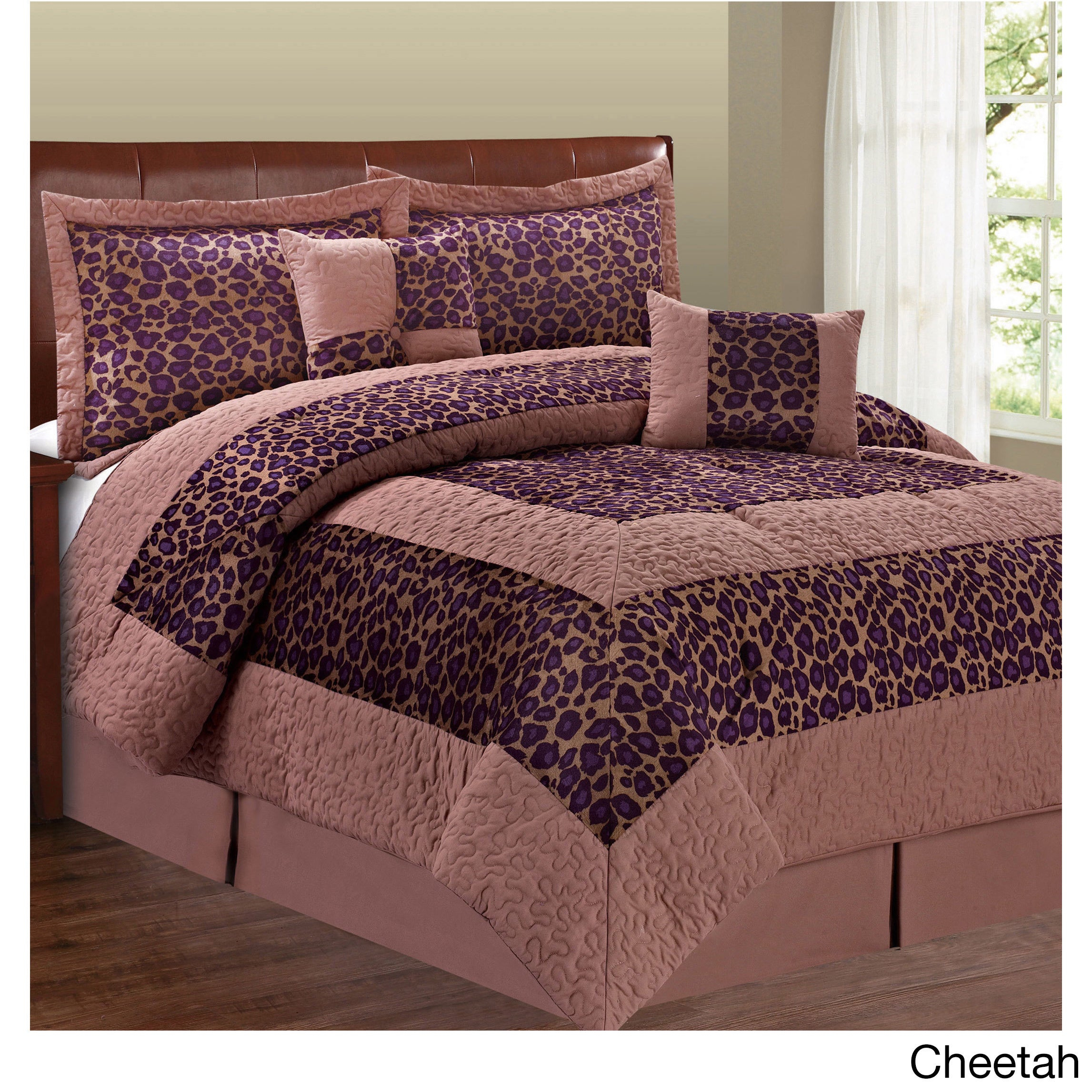 Serenta Cheetah Design 6 Piece Comforter Set inside sizing 2293 X 2293