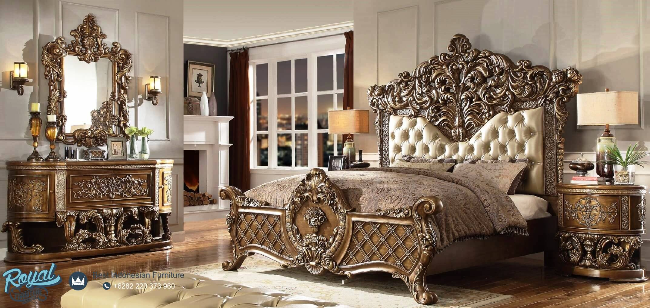 Set Kamar Tidur Mewah Marbella Bedroom Set Ukiran Terbaru Royal in size 2145 X 1017