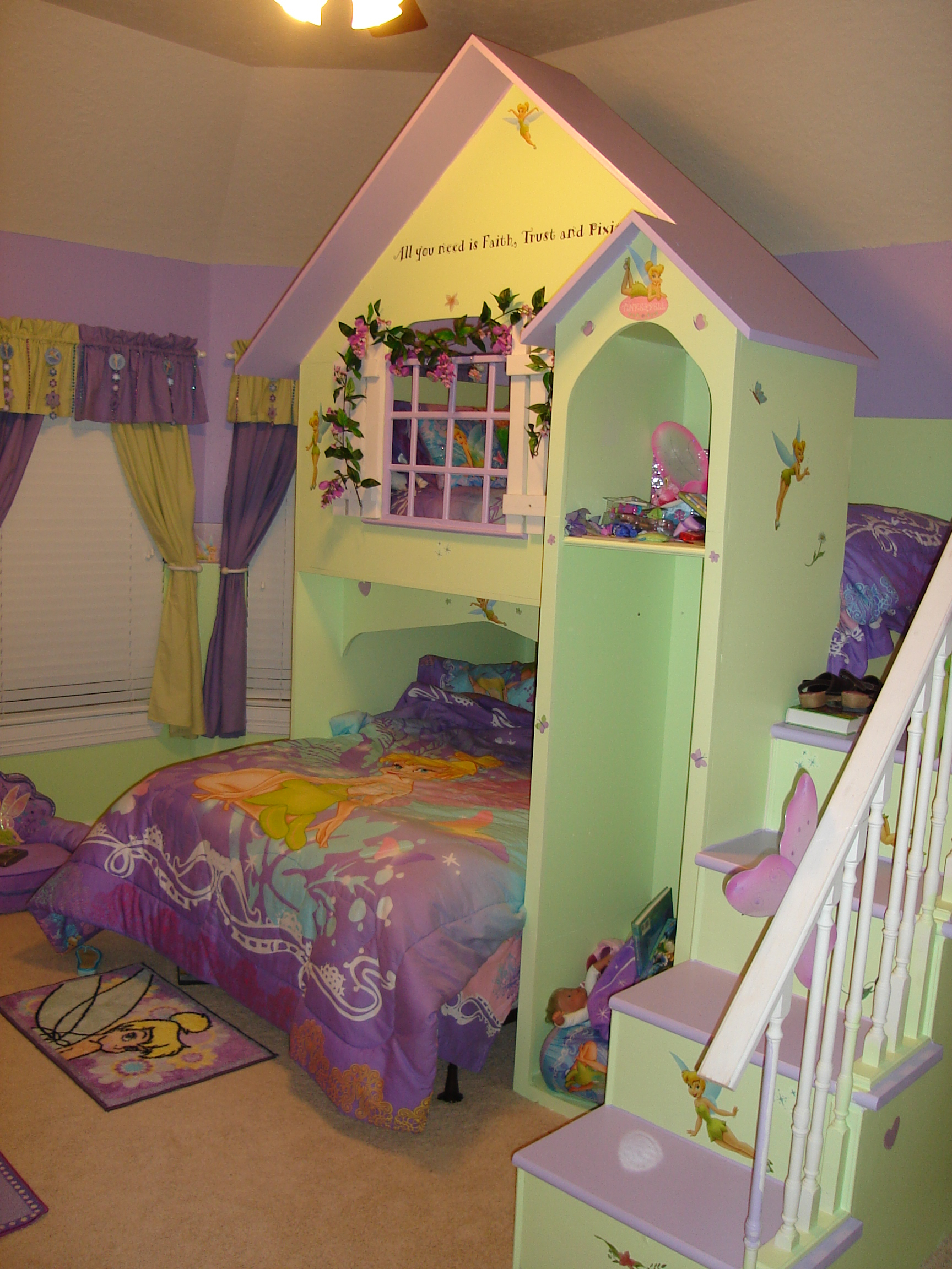 Set Your Child Bedroom With Design Tinkerbell Bedroom Decor in sizing 1728 X 2304