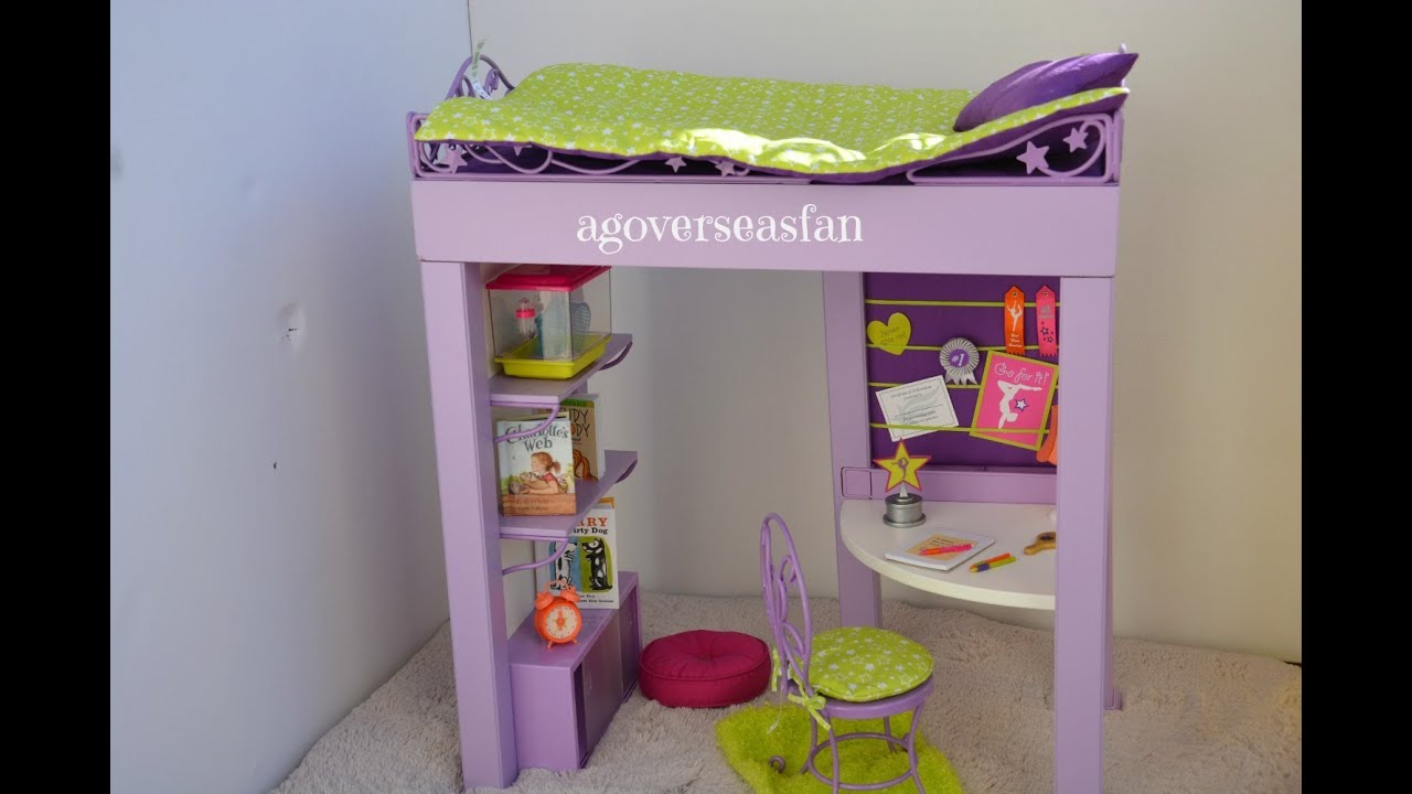 Setting Up American Girl Doll Mckennas Loft Bed in size 1280 X 720