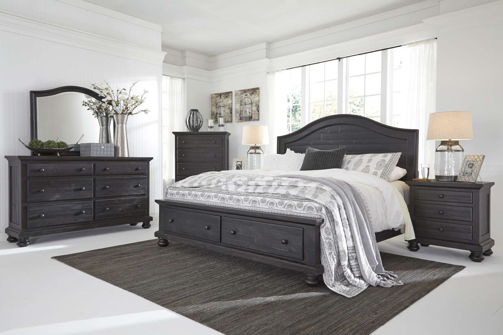 Sharlowe Charcoal Bedroom Collectionb635 for dimensions 1700 X 1133