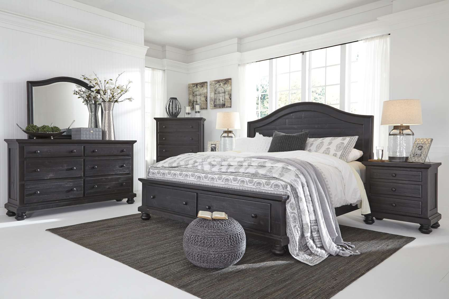 Sharlowe Charcoal Bedroom Collectionb635 for size 1700 X 1133