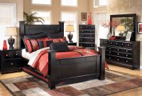Shay Poster Bedroom Set In Black pertaining to dimensions 1600 X 1280