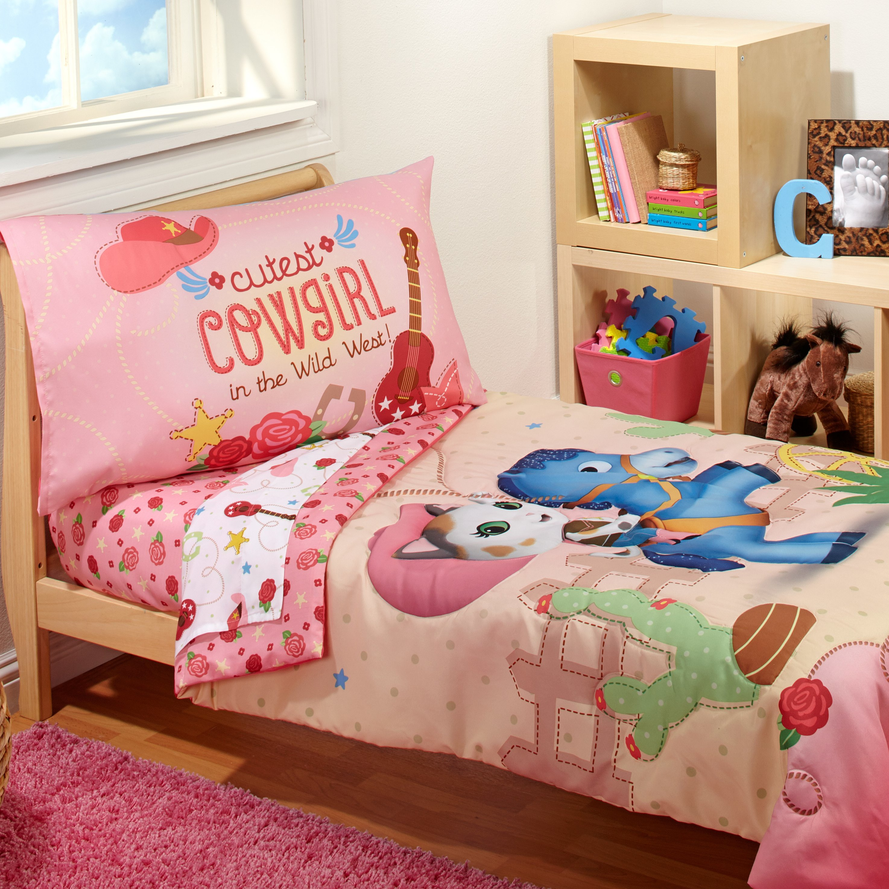 Sheriff Callie Cutest Cowgirl 4 Piece Toddler Bedding Set regarding dimensions 2948 X 2948