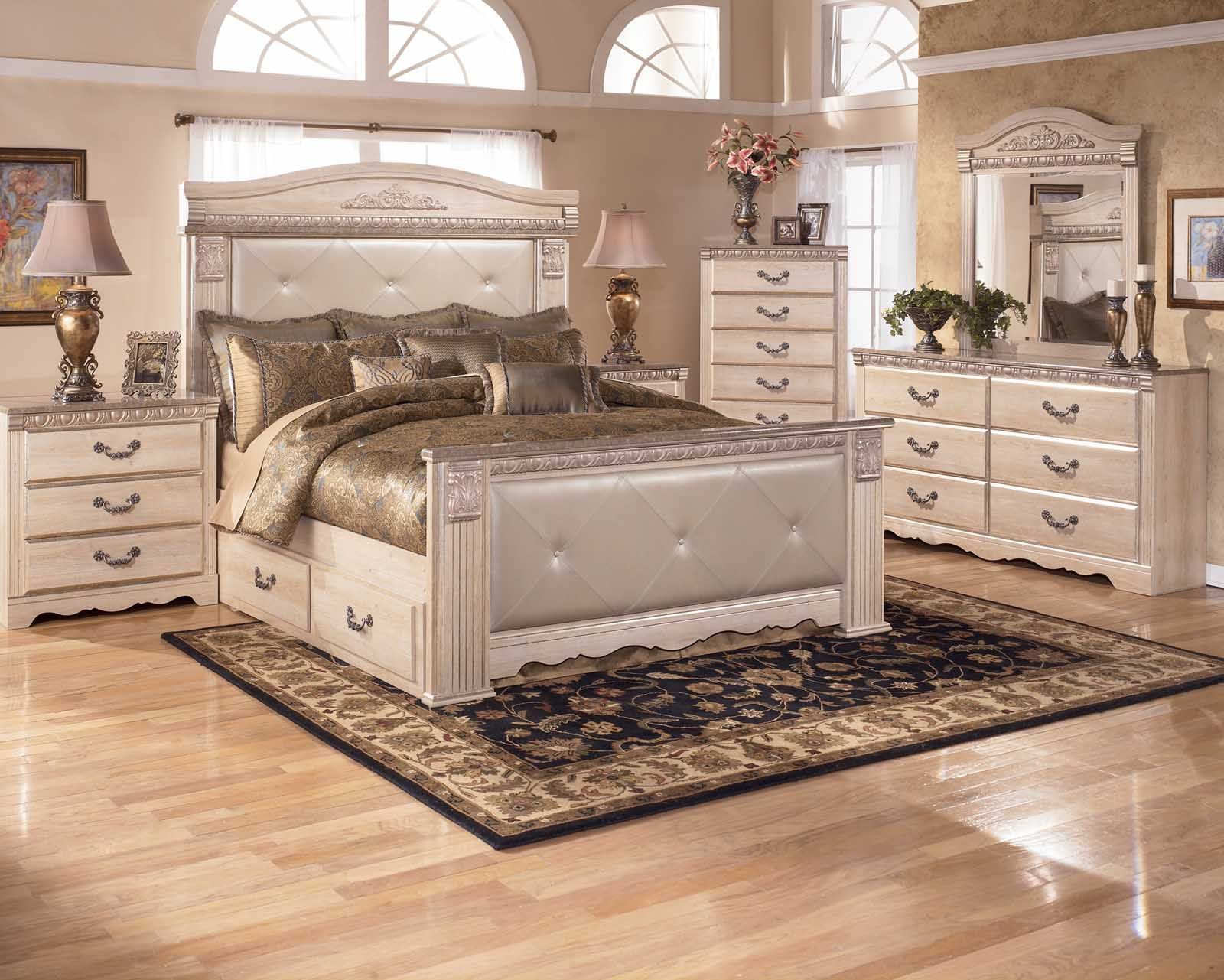 Silverglade Mansion Bedroom Set With Underbed Storage Great Ideas with regard to proportions 1600 X 1281