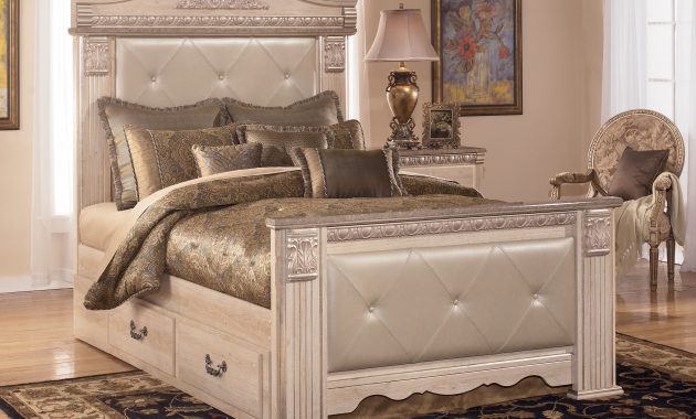 Silverglade Queen Mansion Bed W Storage The Classy Home with dimensions 3000 X 2400