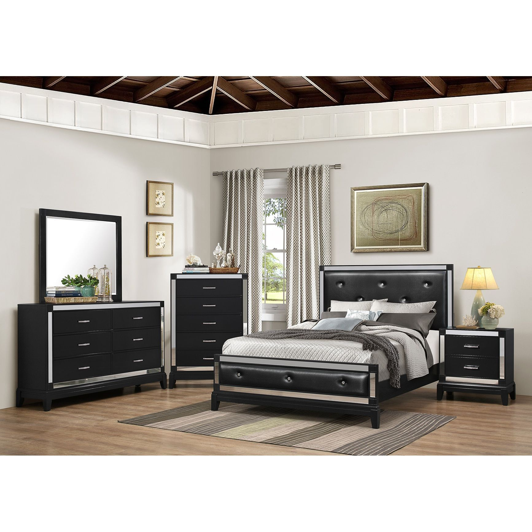 Simmons City Lights Collection 3 Piece Bedroom Set Queenking Queen with regard to sizing 1733 X 1733