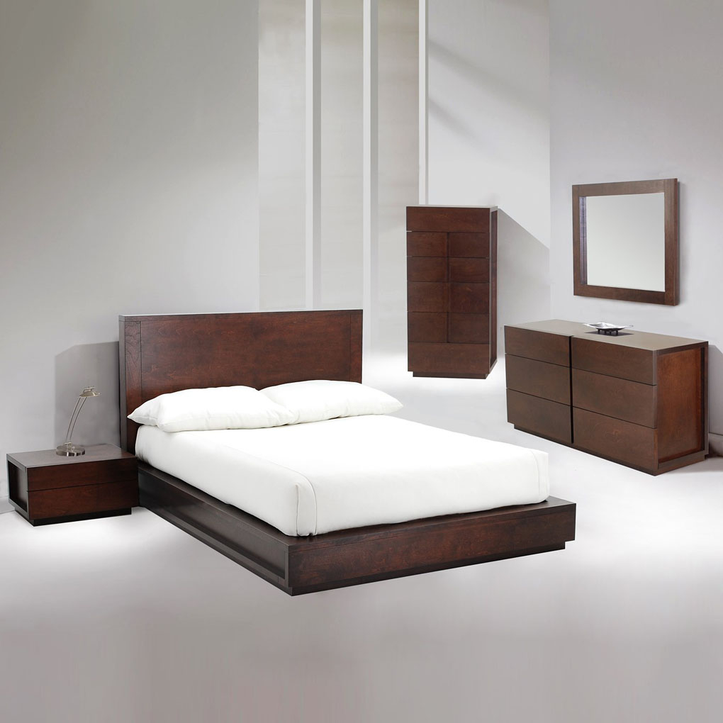 Simple Bedroom Furniture Stillwater Scene Platform Bed Set Ideas in proportions 1020 X 1020
