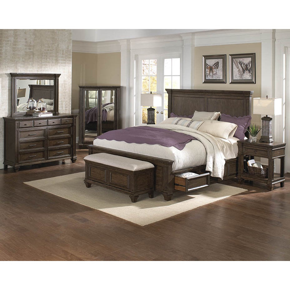 Simply Solid Logan Solid Wood 3 Piece King Bedroom Collection within proportions 929 X 929