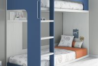 Single Bed Bunk Contemporary Melamine Touch 64 Ros 1 intended for proportions 1500 X 1500