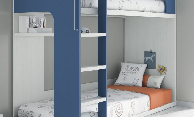 Single Bed Bunk Contemporary Melamine Touch 64 Ros 1 intended for proportions 1500 X 1500