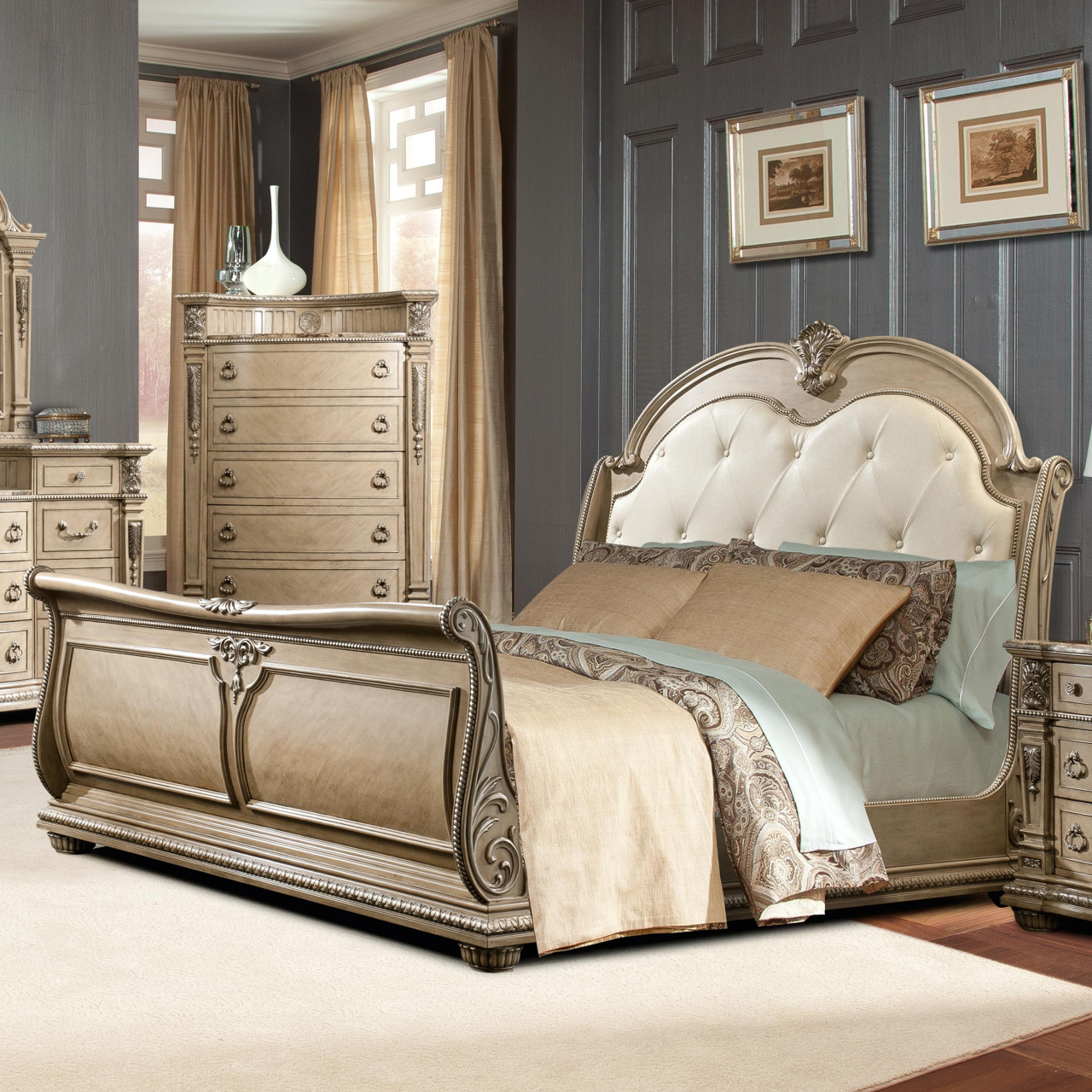 Slumberland Queen Bedroom Sets Bedroom Sleigh Beds Queen For Elegant regarding size 1280 X 1280