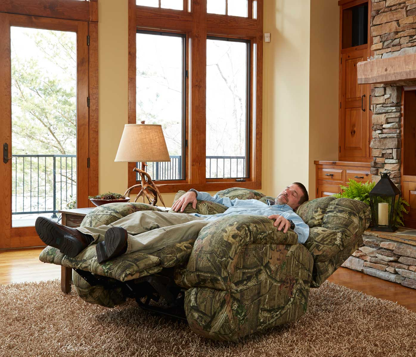 Sofa Relax At Home After A Long Day With Cozy Duck Dynasty Recliner throughout sizing 1396 X 1200