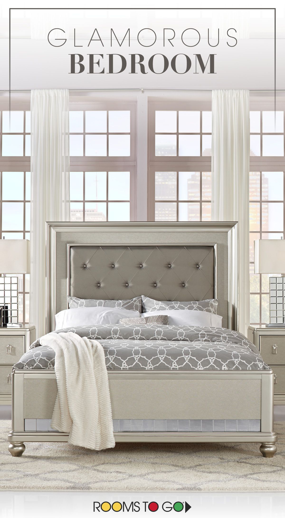 Sofia Vergara Paris Silver 5 Pc King Bedroom Dreamy Bedrooms intended for size 1200 X 2180