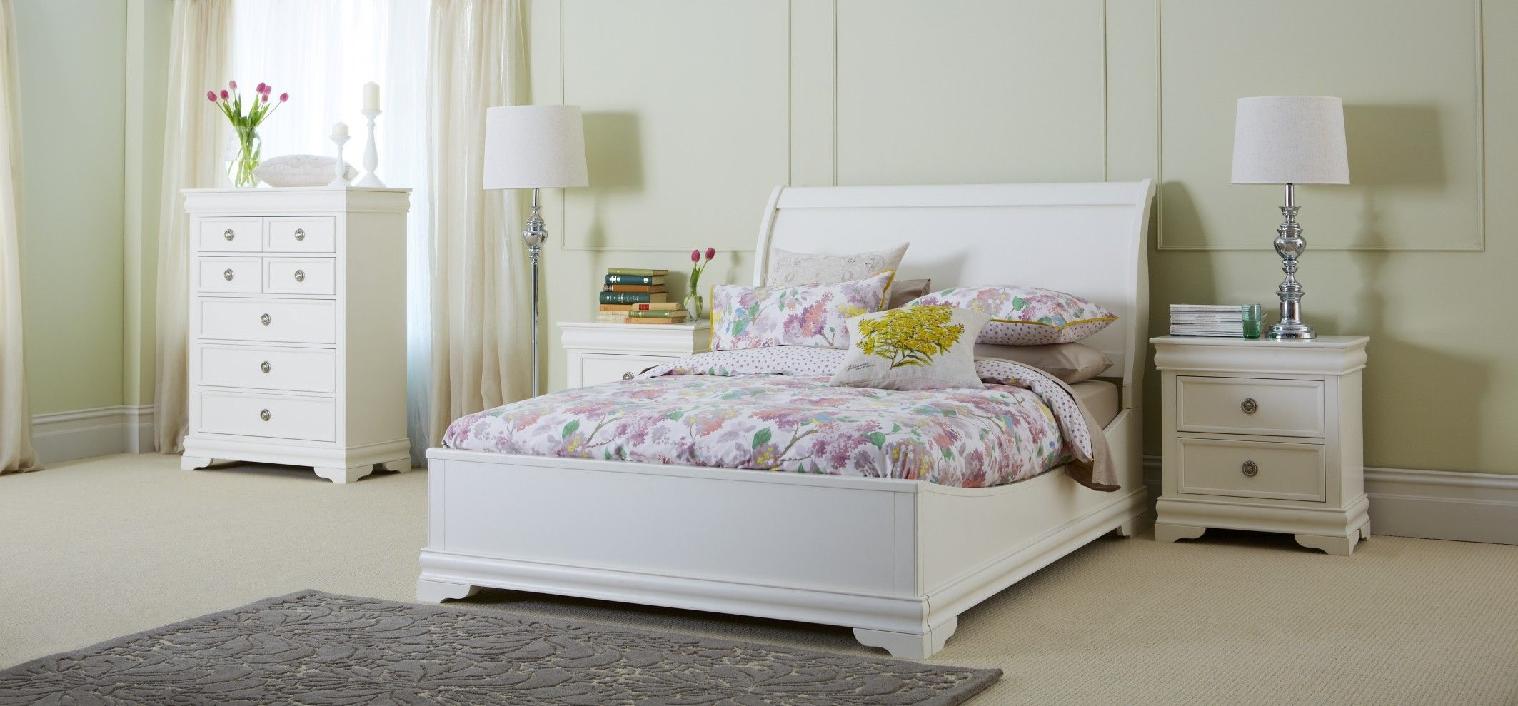 Solid Wood White Bedroom Furniture White Bedroom Furniture White inside dimensions 2126 X 989