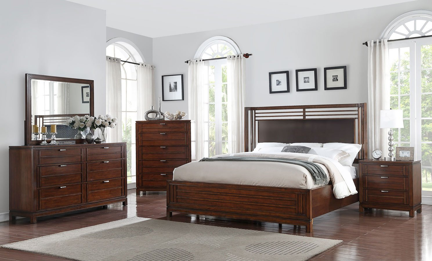 Somerset Panel Bedroom Set for proportions 1489 X 900