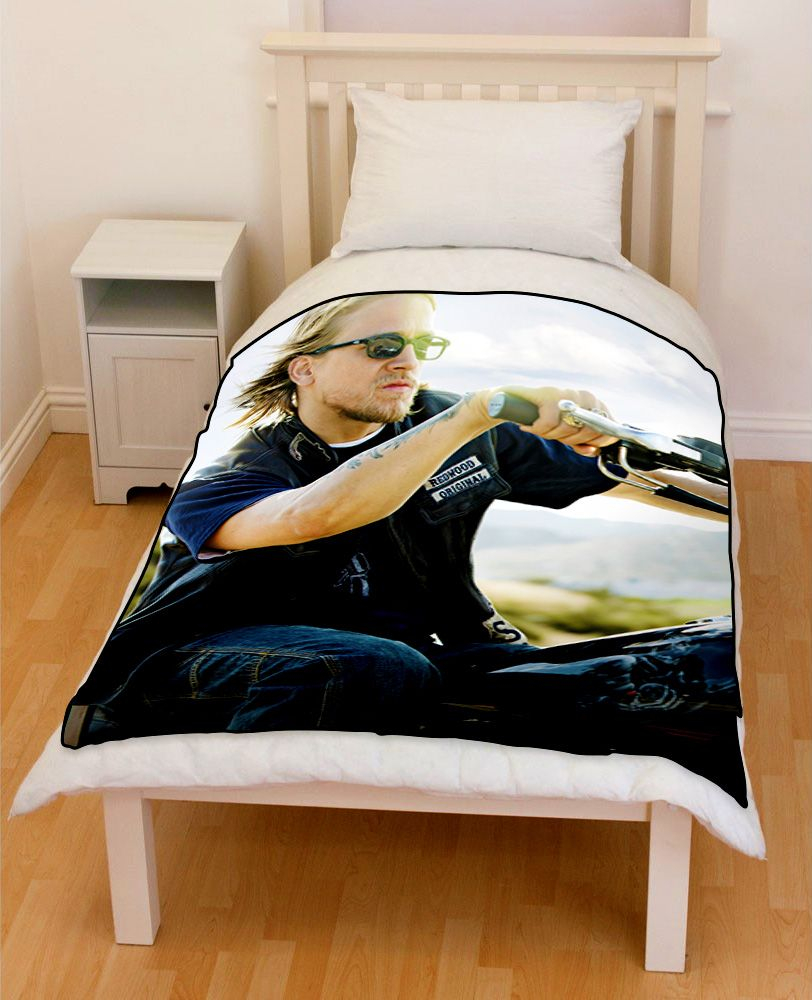 Sons Of Anarchy Jax Seller Bedding Throw Fleece Blanket Fleece with regard to sizing 812 X 1000