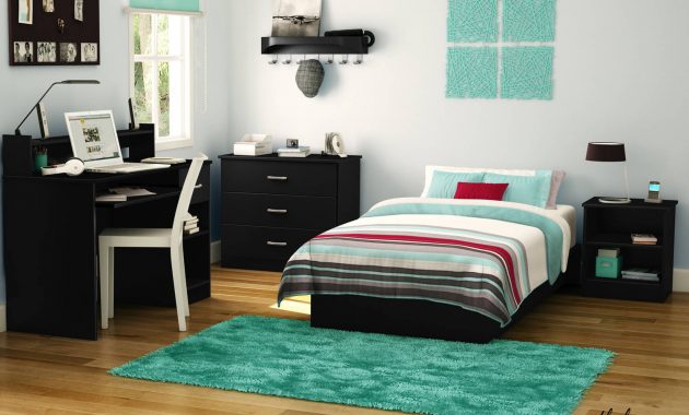 South Shore Smart Basics 4 Piece Twin Bedroom Set Multiple Finishes Walmart within sizing 1500 X 1500