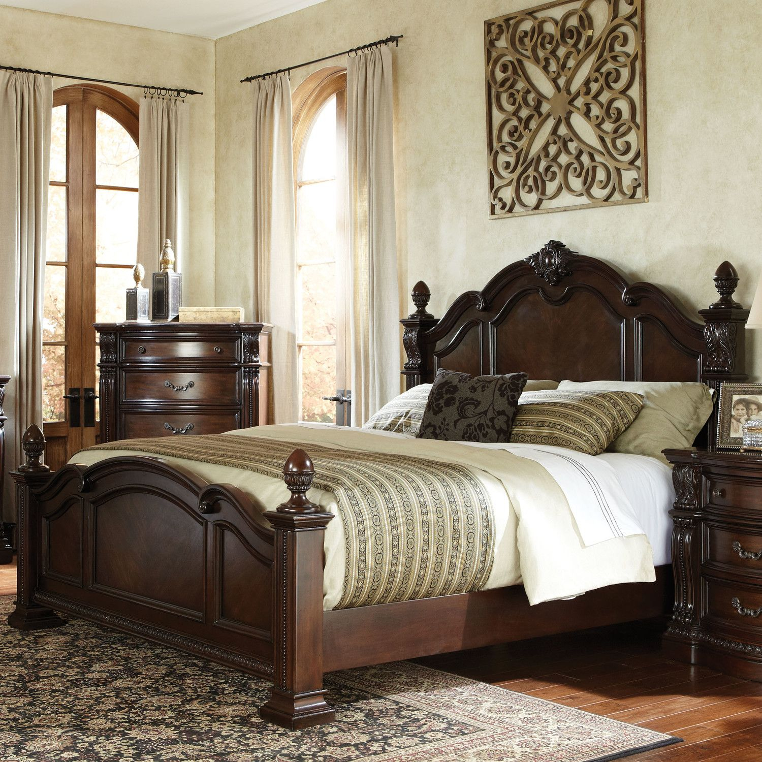 Standard Furniture Churchill Poster Bed Love This Decor Bed inside measurements 1500 X 1500