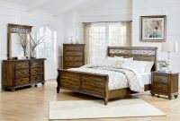 Standard Furniture Monterey 4 Piece Sleigh Bedroom Set In Caramel Pine with regard to proportions 1600 X 1257