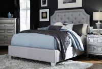 Standard Furniture Windsor 4 Piece Upholstered Bedroom Set In Silver regarding size 1600 X 1257