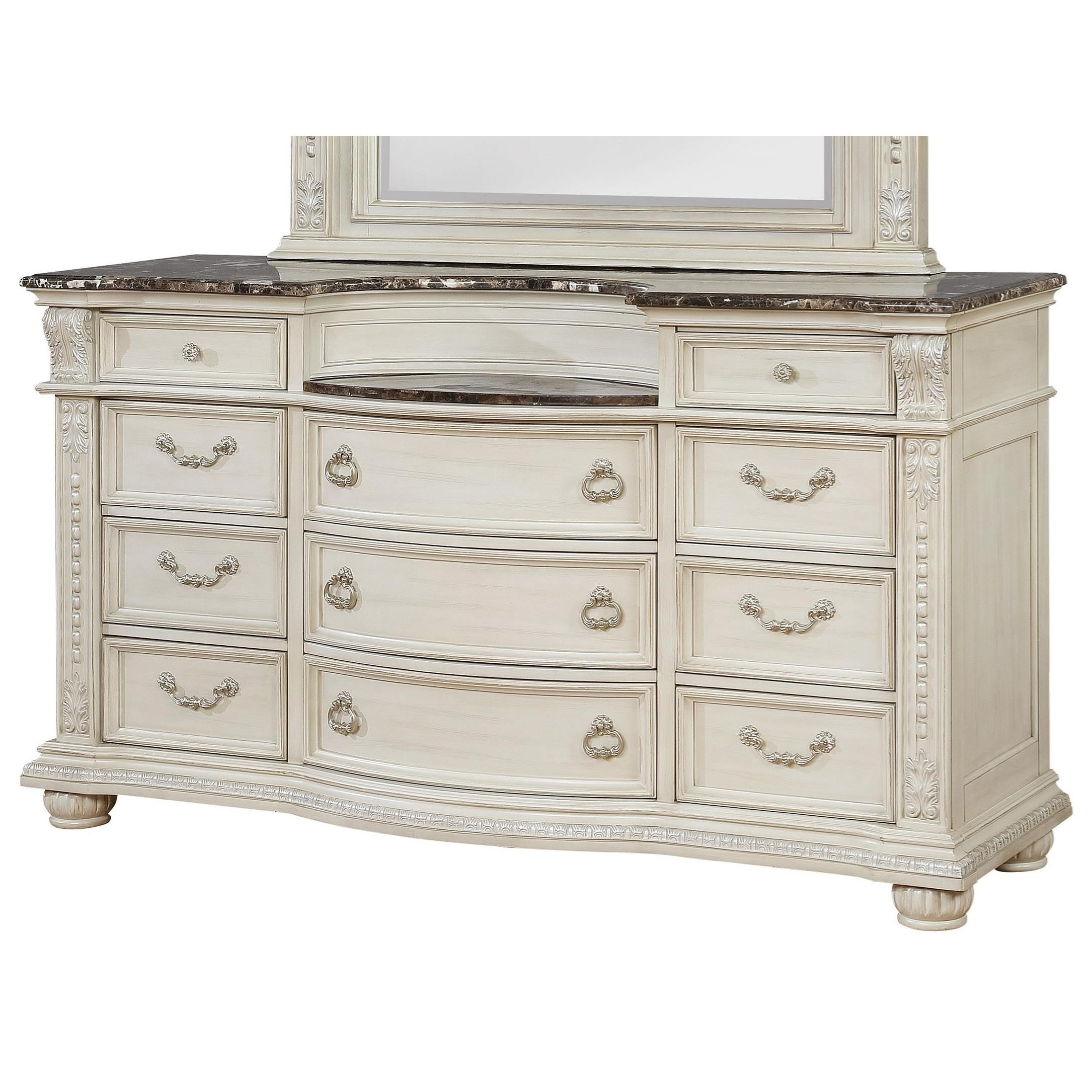 Stanley Antique White Marble Top Bedroom Set Product Furniture pertaining to size 2170 X 2170