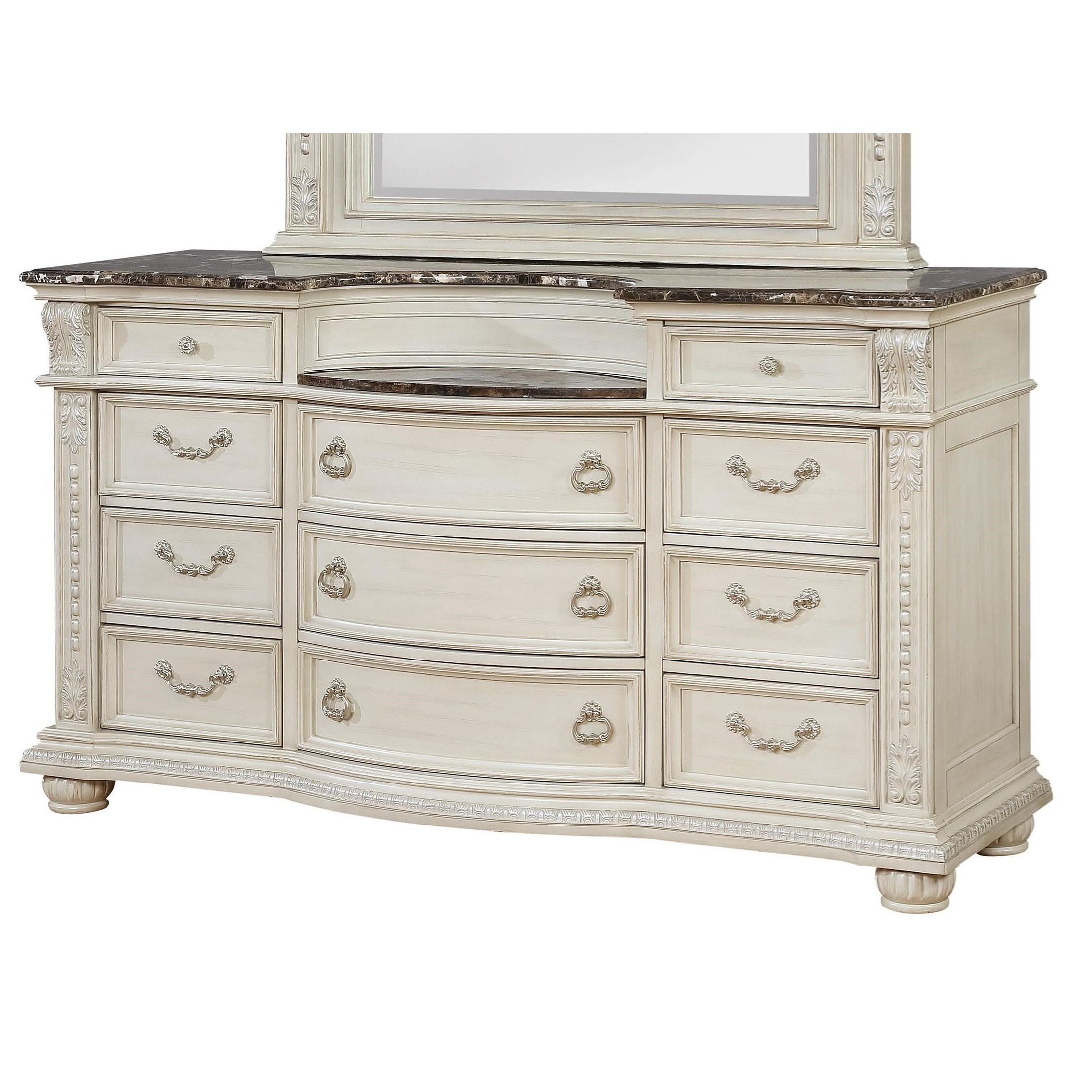 Stanley Antique White Marble Top Bedroom Set Product Furniture with regard to size 2170 X 2170