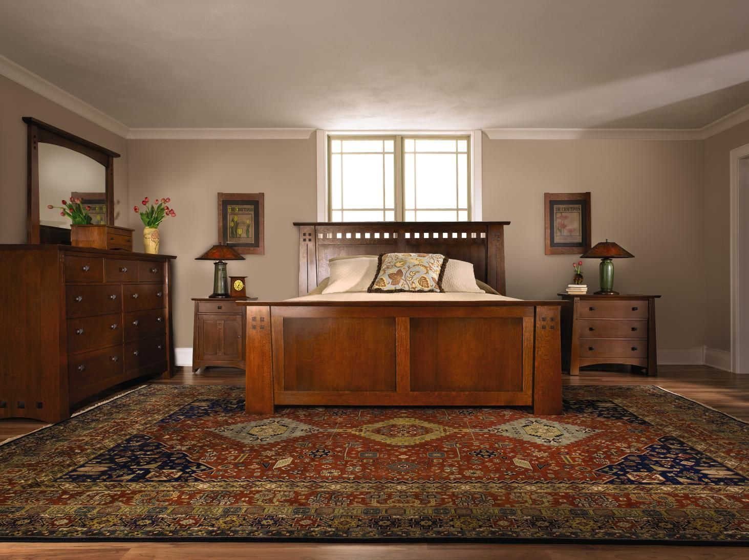 Stickley Highlands Bed A Seamless Union Of Classic Stickley Arts with measurements 1463 X 1094