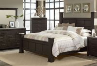 Stonehill Dark Poster Bedroom Set for proportions 1900 X 1024