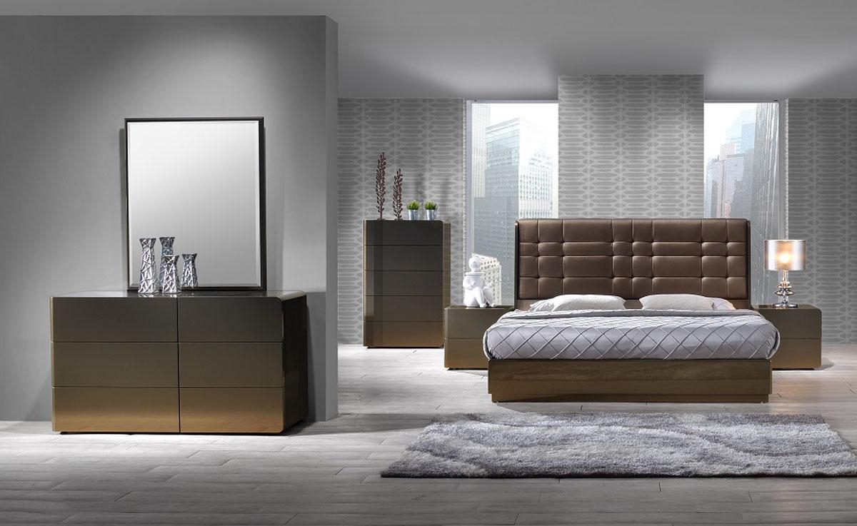 Stylish Leather High End Bedroom Furniture With Tufted Bed for dimensions 1200 X 737